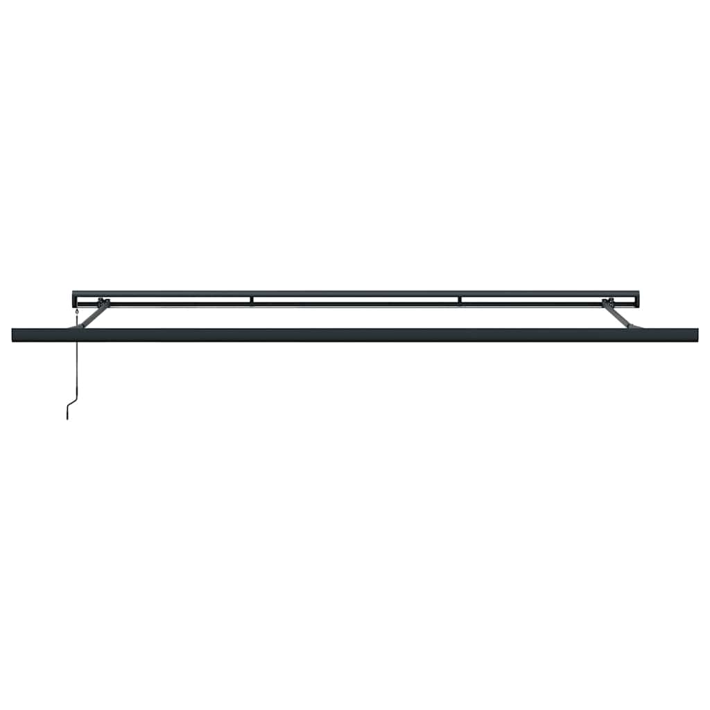 Tenda Retrattile Antracite e Bianca 5x3 m Tessuto e Alluminio | homemem39
