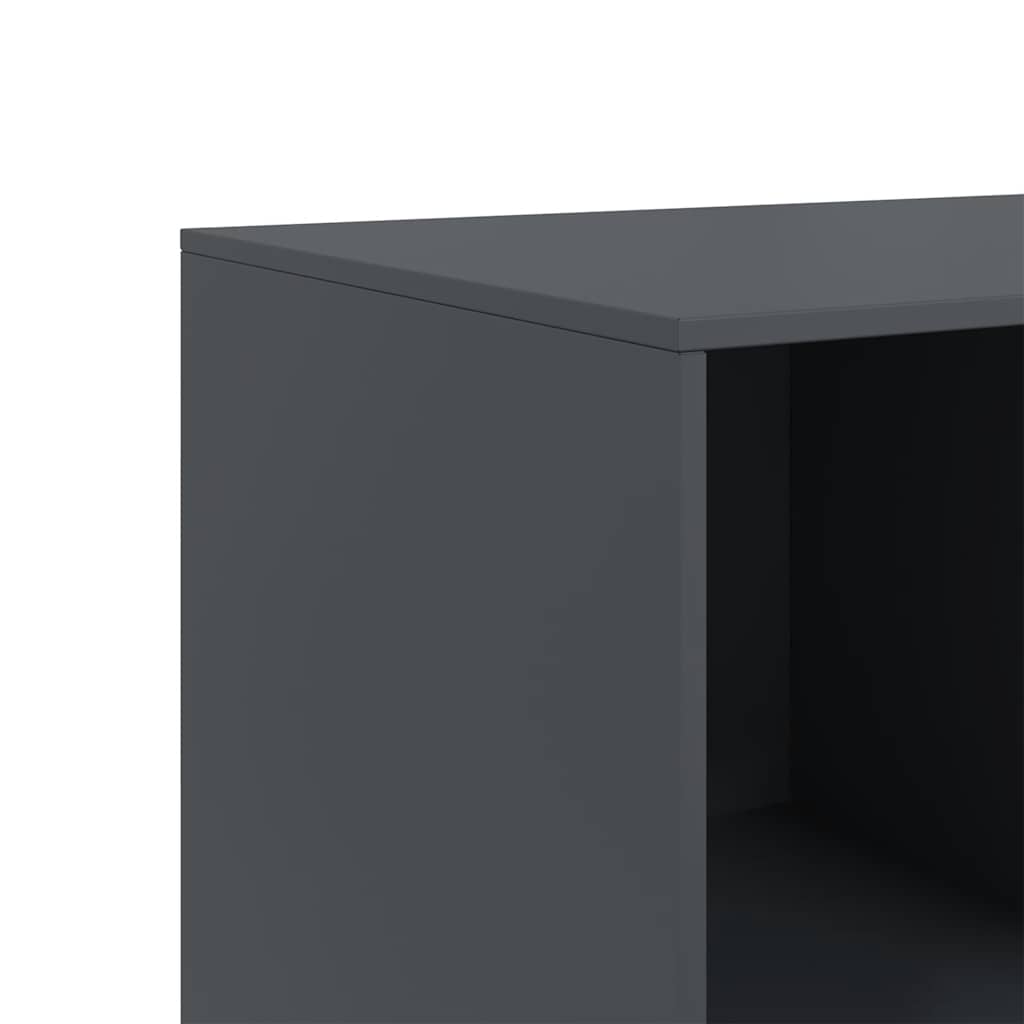 Credenza Antracite 99x39x73 cm in Acciaio | homemem39