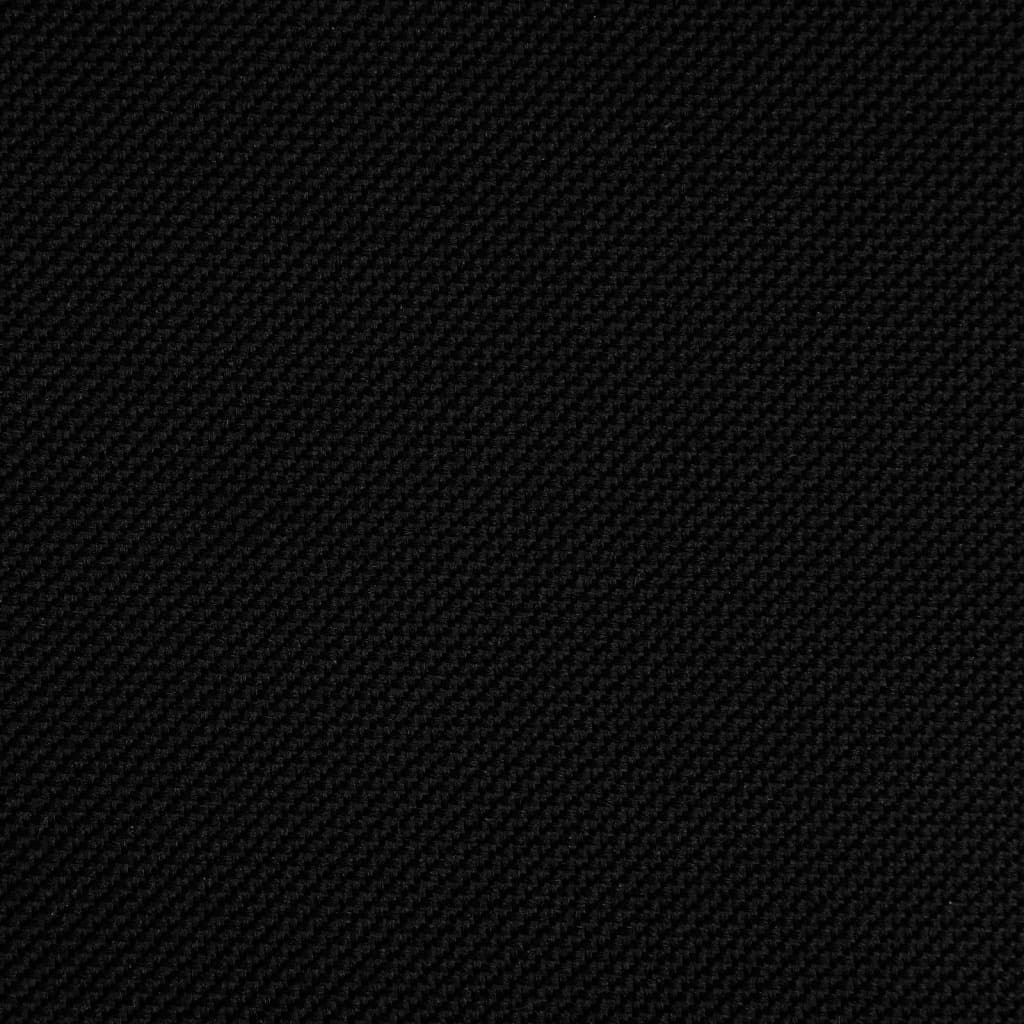 Sedie da Campeggio con Tasca Pieghevoli 2 pz Nere - homemem39