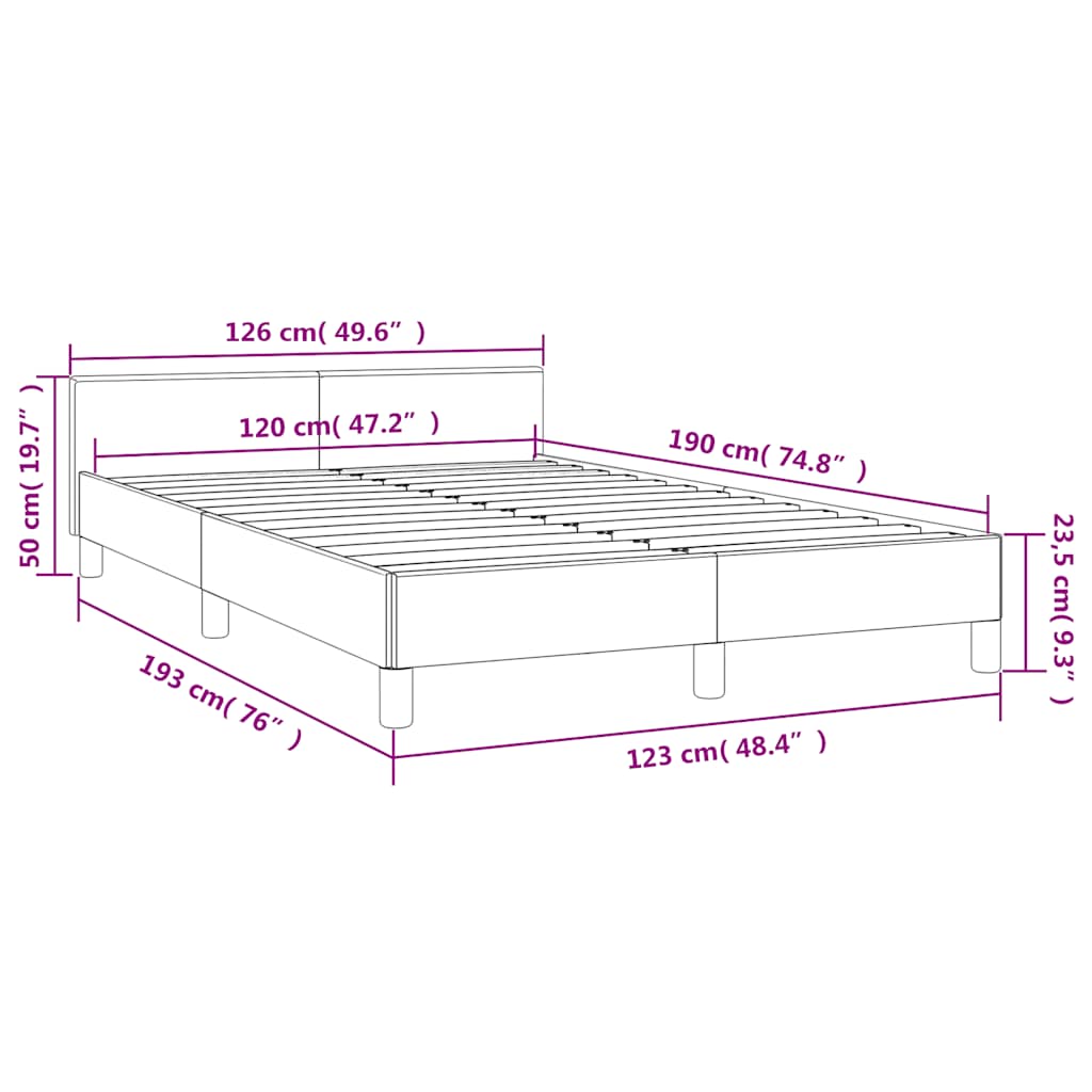 Giroletto senza Materasso Verde Scuro 120x190 cm Velluto | homemem39