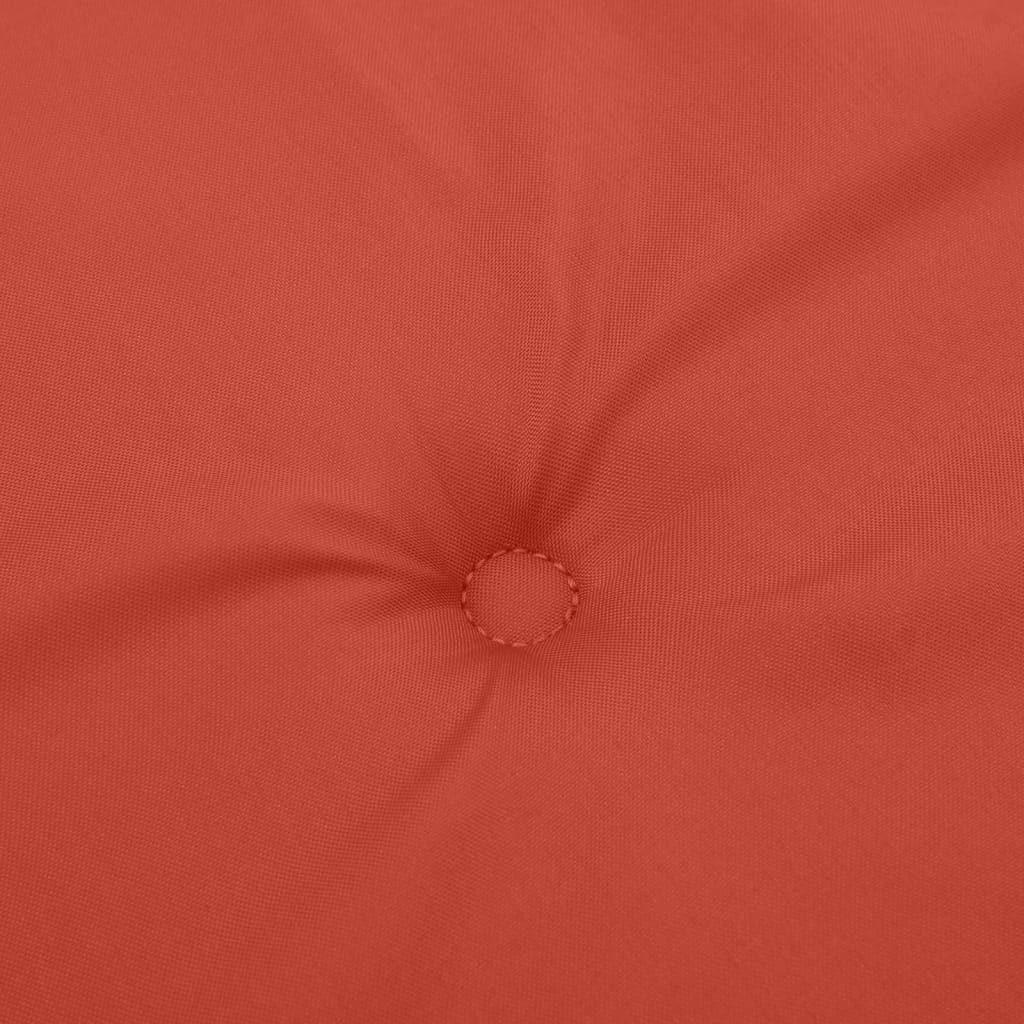 Cuscini Sedia Schiena Bassa 6 pz Rosso Mélange 100x50x4 Tessuto | homemem39