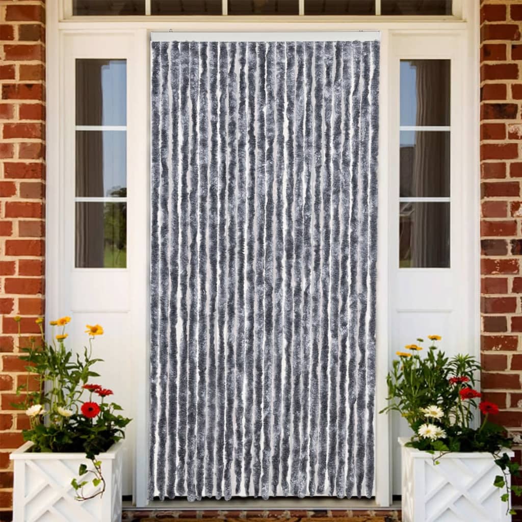 Tenda Antimosche Grigio Argento 100x200 cm in Ciniglia | homemem39
