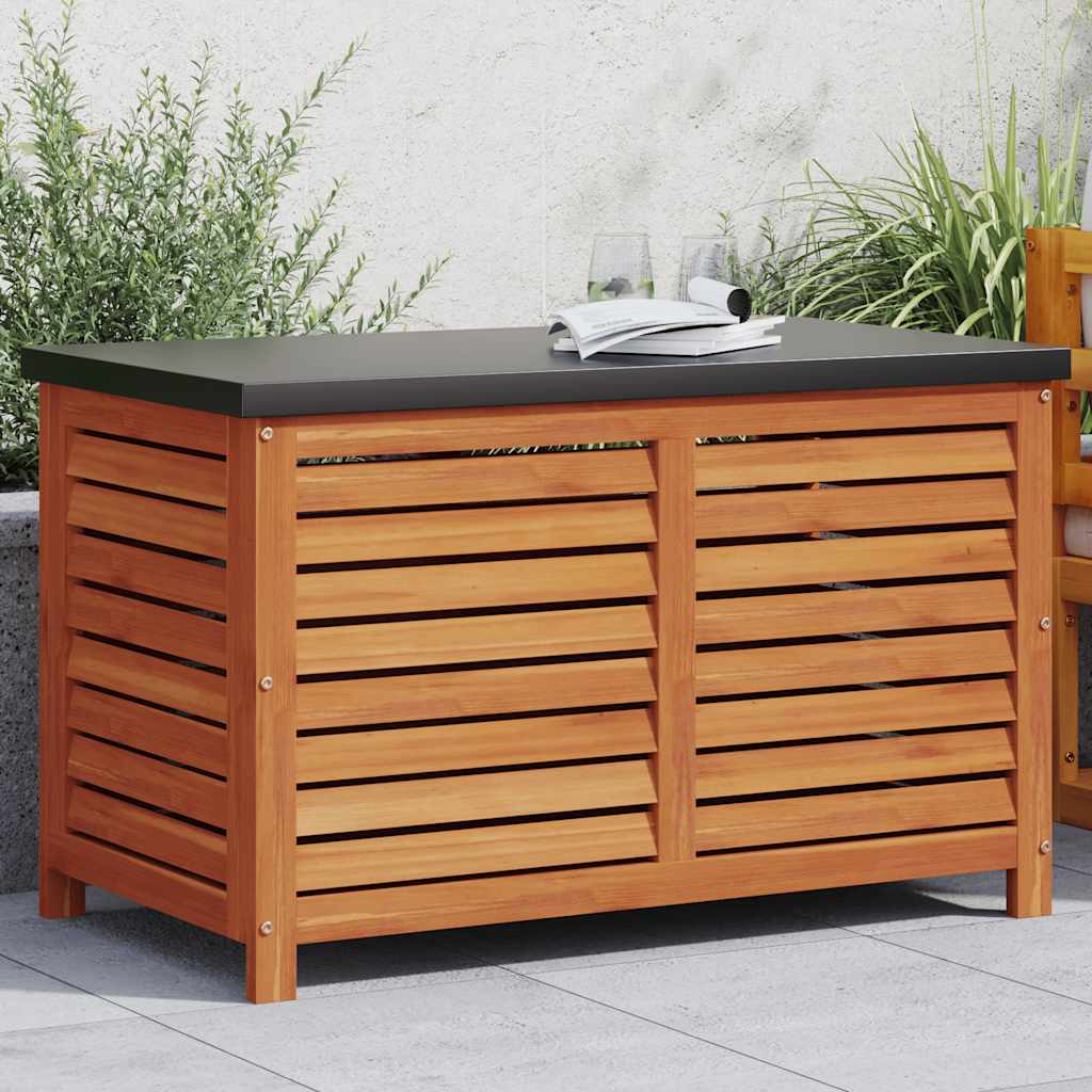 Contenitore da Giardino 60x50x55 cm Legno Massello di Eucalipto | homemem39