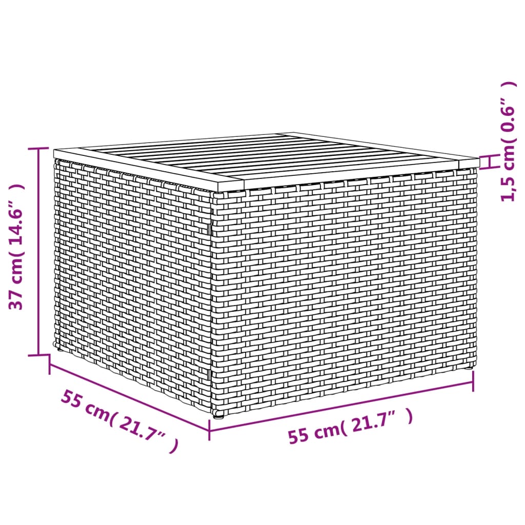 Set Divani da Giardino 14pz con Cuscini in Polyrattan Nero | homemem39