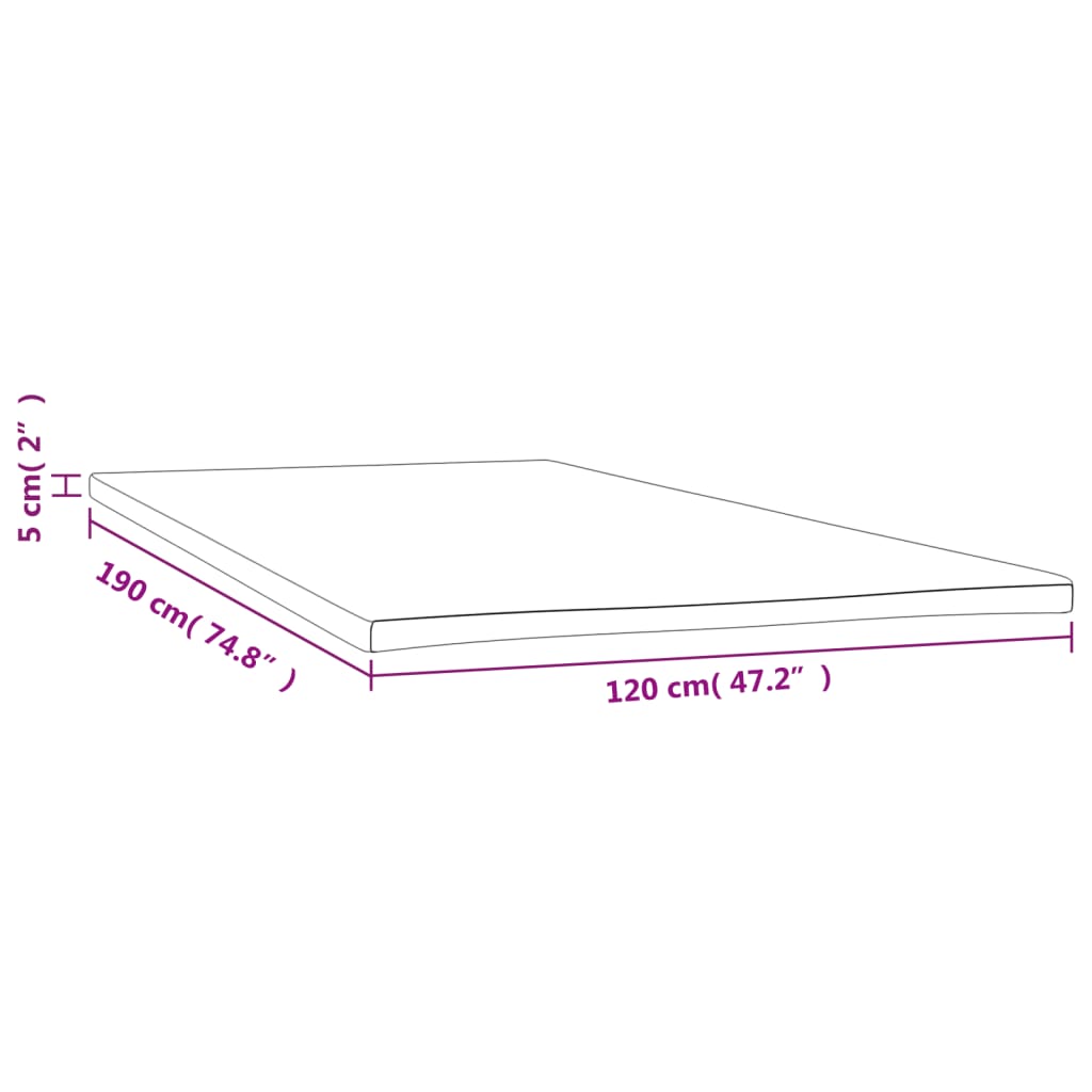 Coprimaterasso 120x190x5 cm | homemem39
