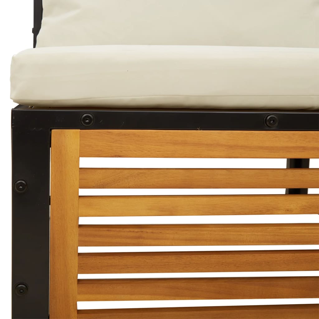 Set Divano da Giardino 8pz con Cuscini Legno Massello di Acacia - homemem39