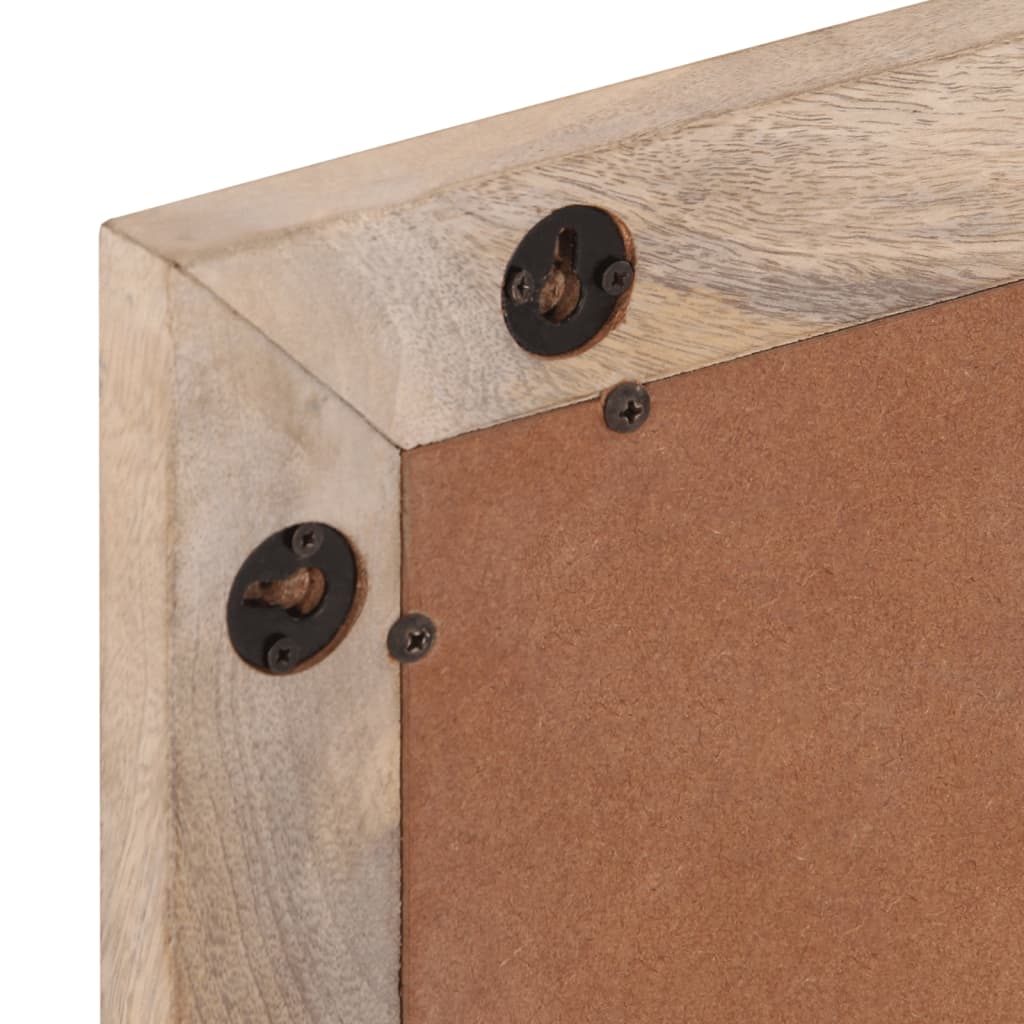 Set Mobili da Bagno 2pz in Legno Massello di Mango | homemem39