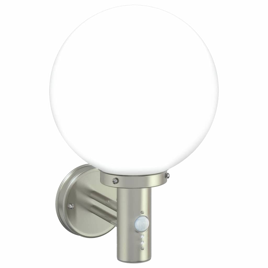 Lampada da Parete Esterna 2 pcs Argento 28 x 25 x 38 cm | homemem39