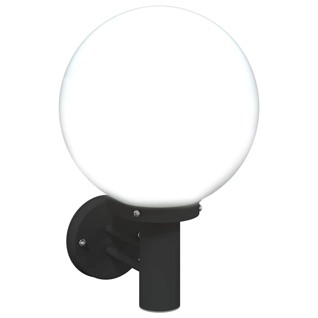 Lampada da Parete Esterna 2 pcs Nero 28 x 25 x 38 cm | homemem39