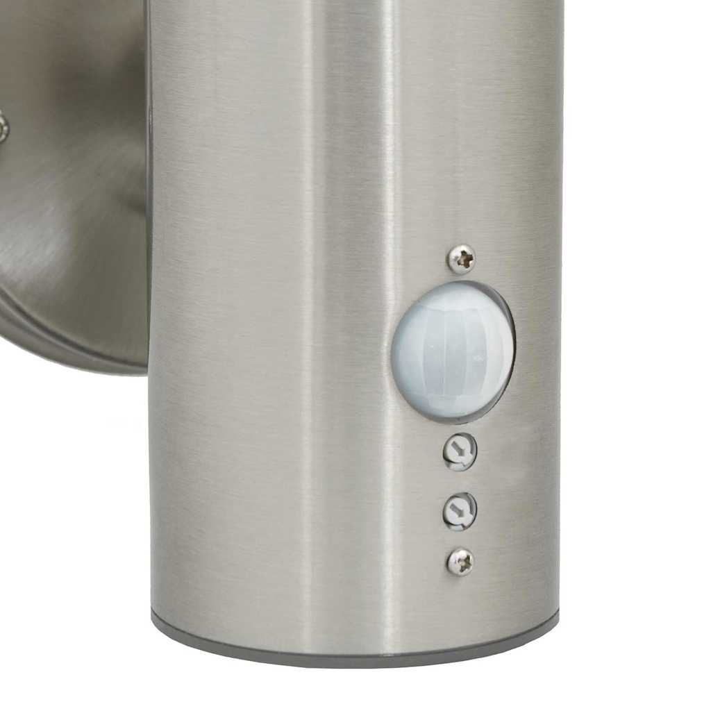 Lampada da Parete Esterna 2 pcs Argento 15 x 7,5 x 33 cm | homemem39