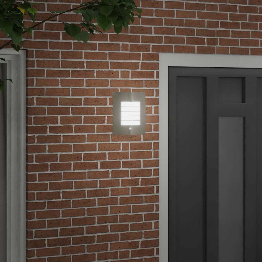 Lampada da Parete Esterna Argento 23.5 x 9 x 26 cm | homemem39