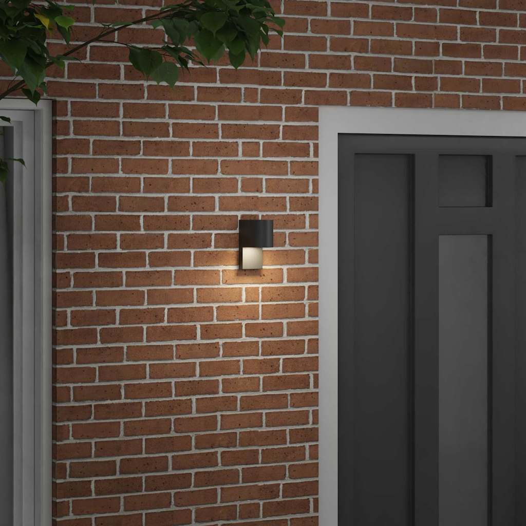 Lampada da Parete Esterna Nero 12 x 7 x 15 cm | homemem39