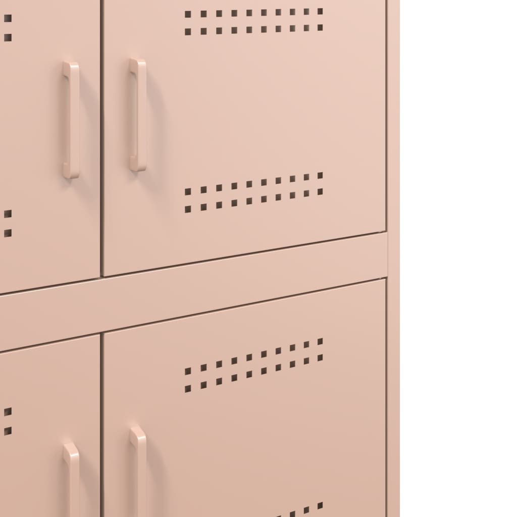 Credenza Rosa 68x39x79 cm in Acciaio - homemem39