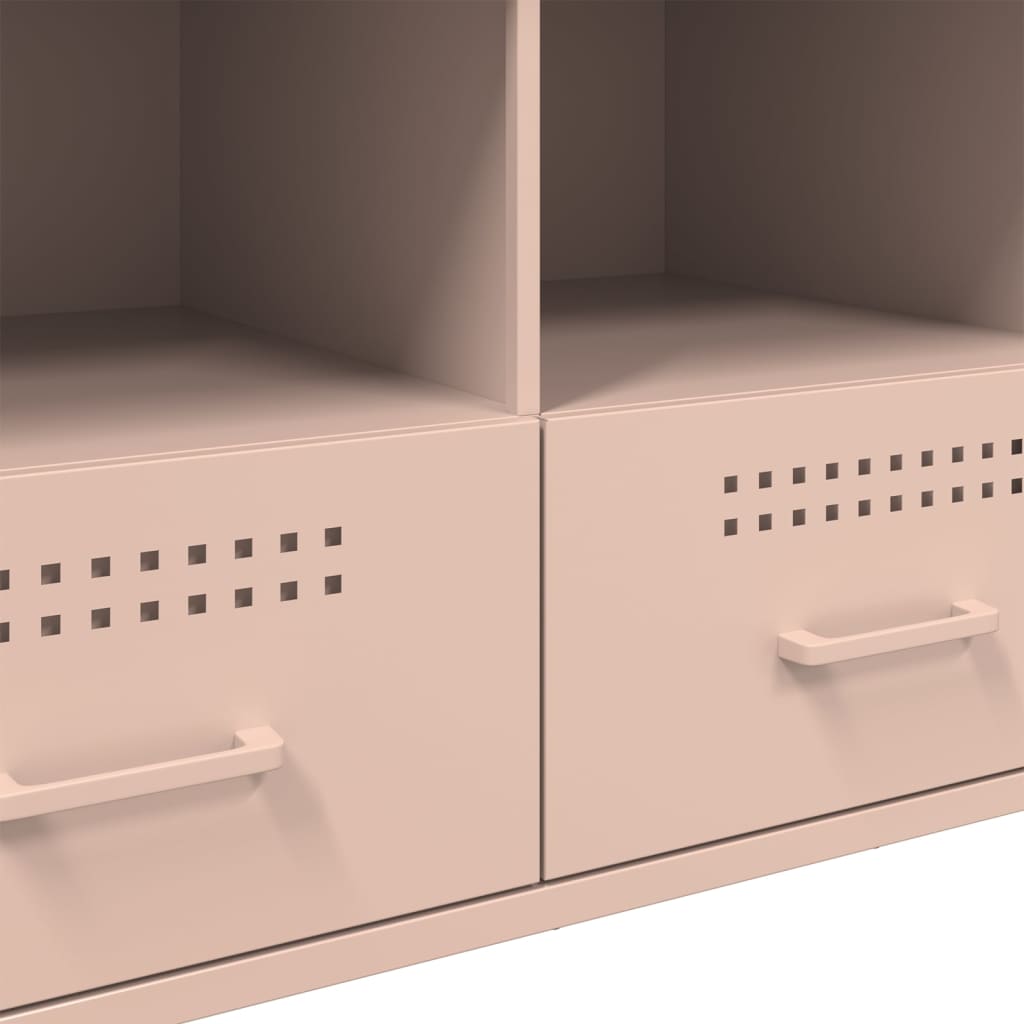 Mobile TV Rosa 100,5x39x50,5 cm in Acciaio - homemem39