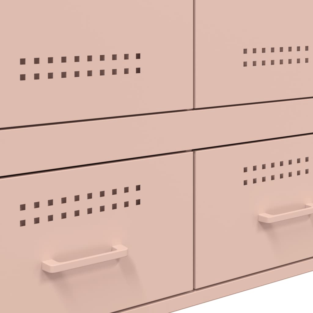 Credenza Rosa 68x39x101,5 cm in Acciaio | homemem39