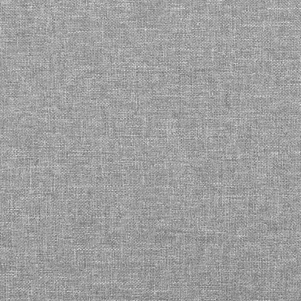Giroletto senza Materasso Grigio Chiaro 120x190 cm in Tessuto