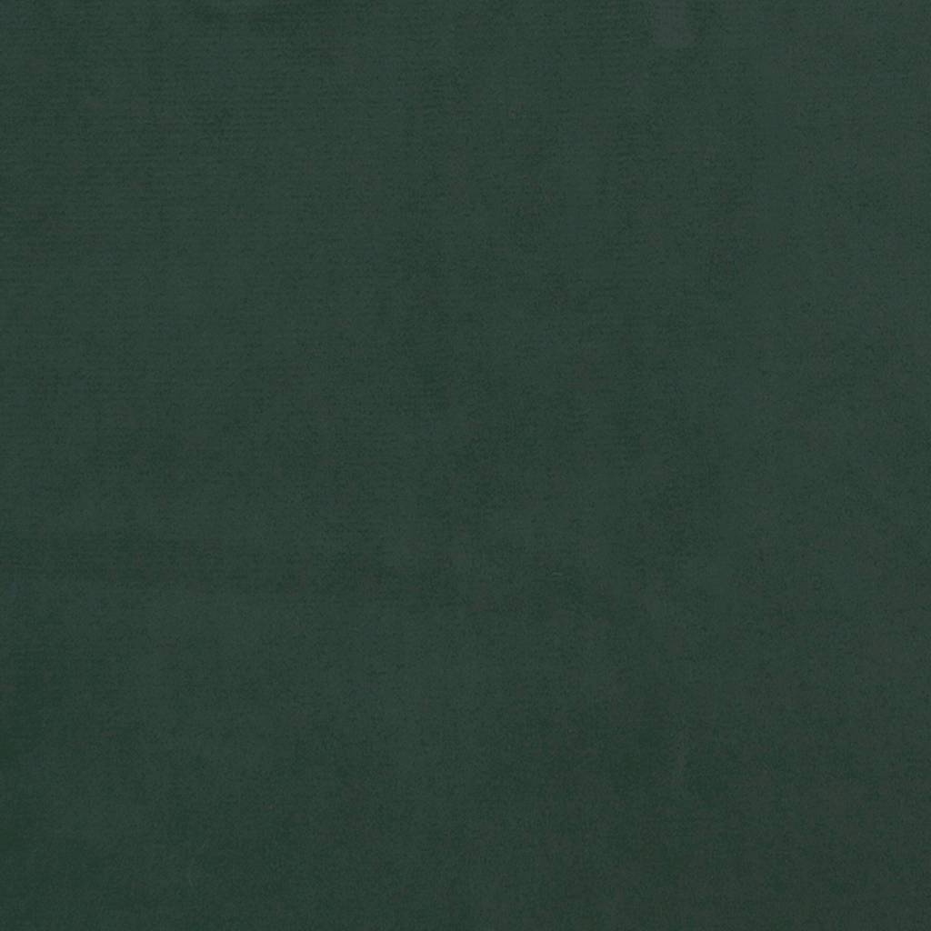 Giroletto senza Materasso Verde Scuro 120x190 cm Velluto
