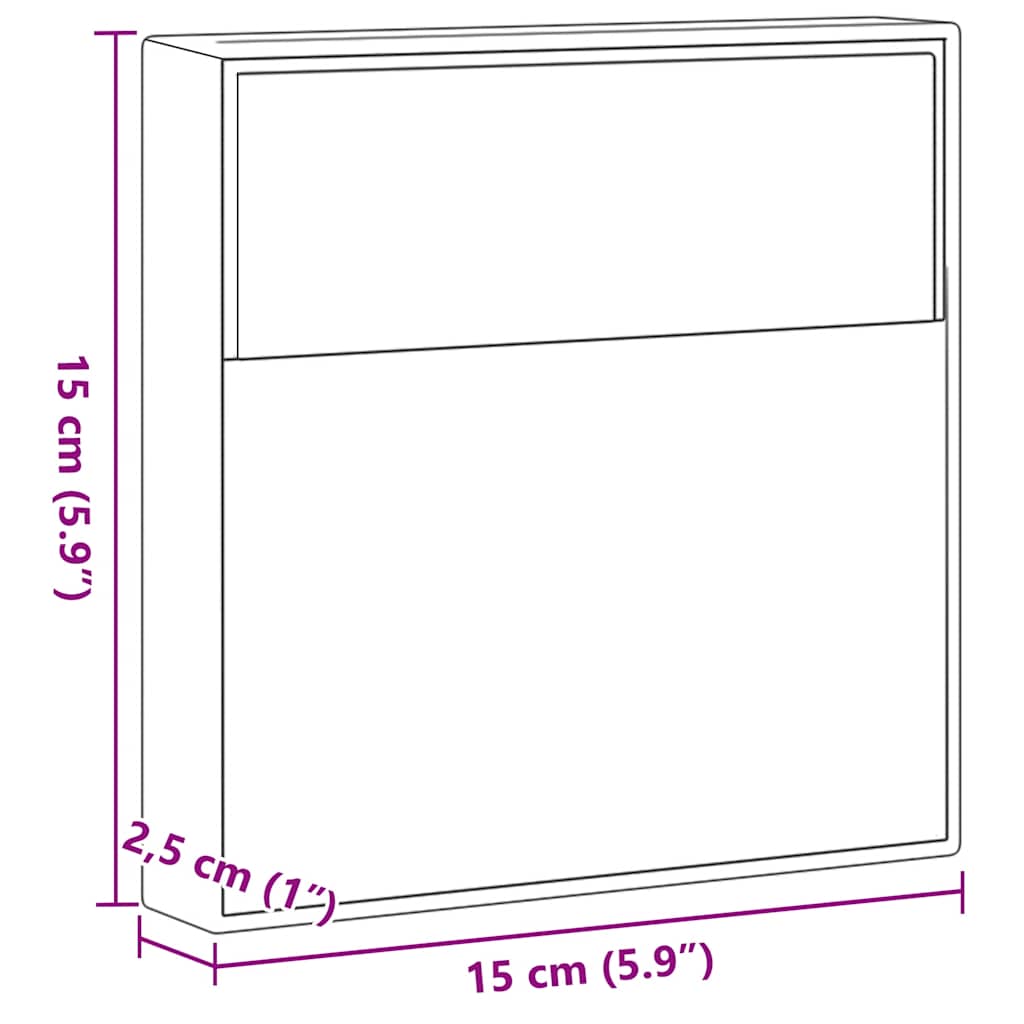 Applique per Esterni con LED Nera in Alluminio Pressofuso | homemem39