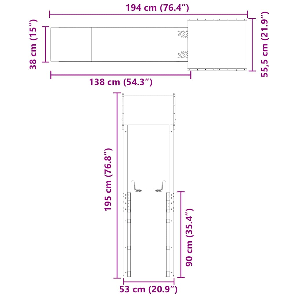 Set da Gioco da Esterno in Legno Massello di Douglas | homemem39
