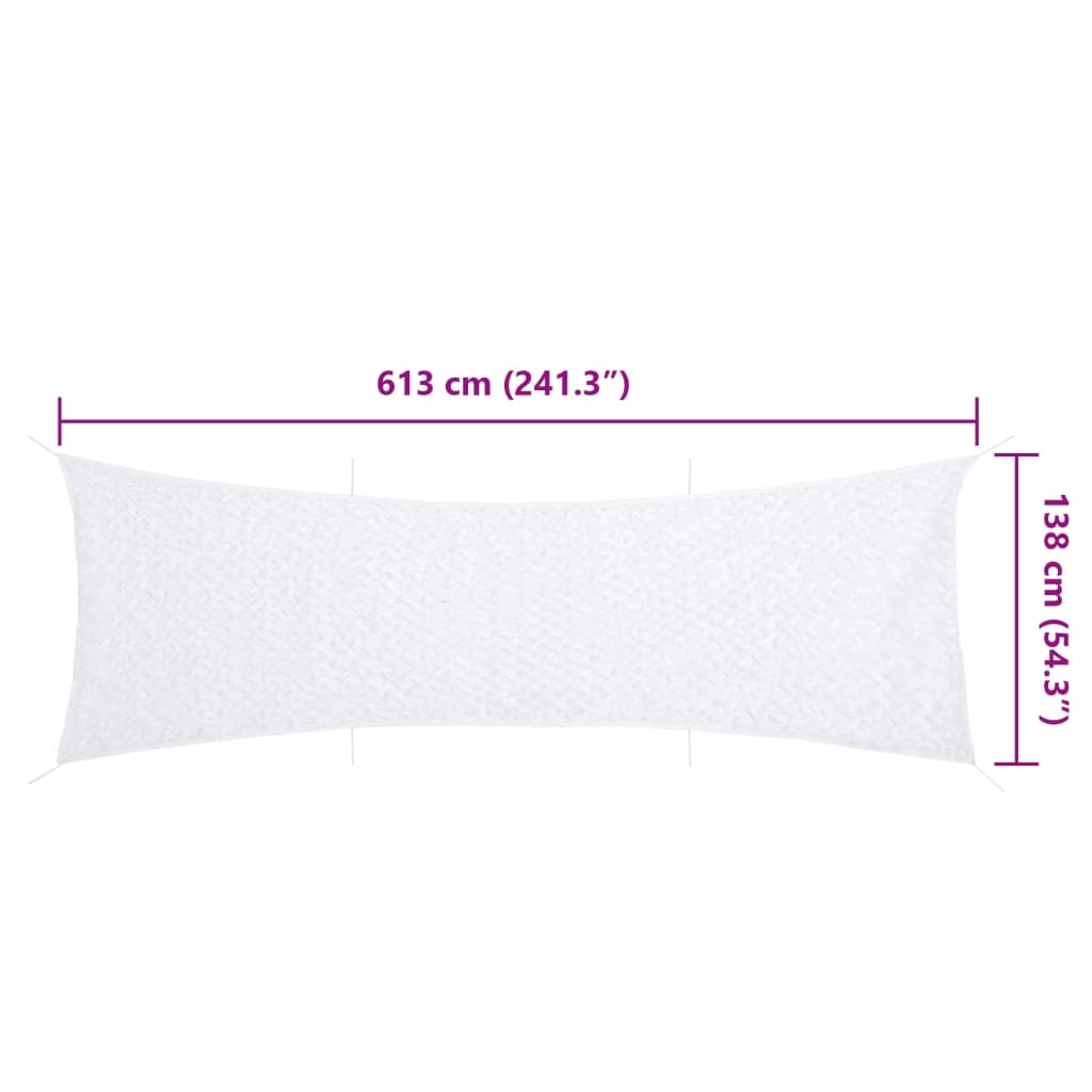 Rete Mimetica con Custodia di Conservazione 613x138 cm Bianca | homemem39