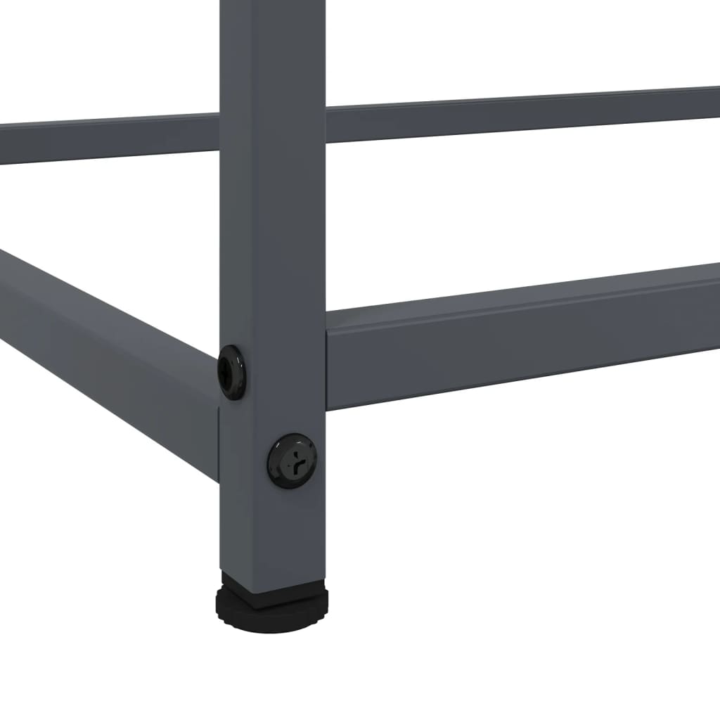 Credenza Antracite 100,5x39x107 cm in Acciaio | homemem39