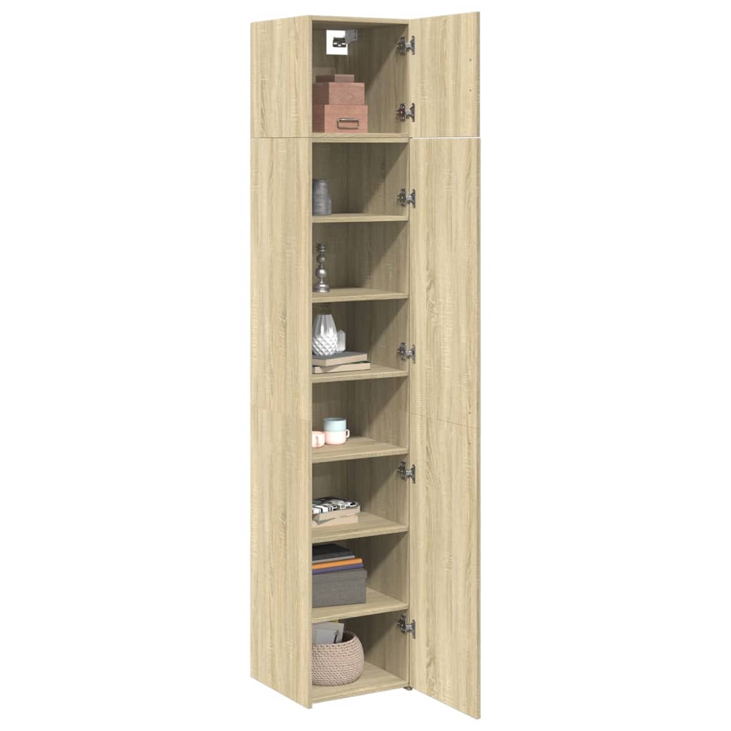 Mobile Sottile Rovere Sonoma 40x42,5x225 cm in Truciolato