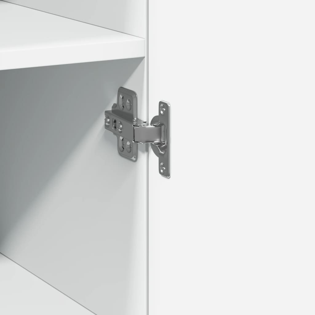 Mobile Sottile Bianco 45x42,5x225 cm in Truciolato