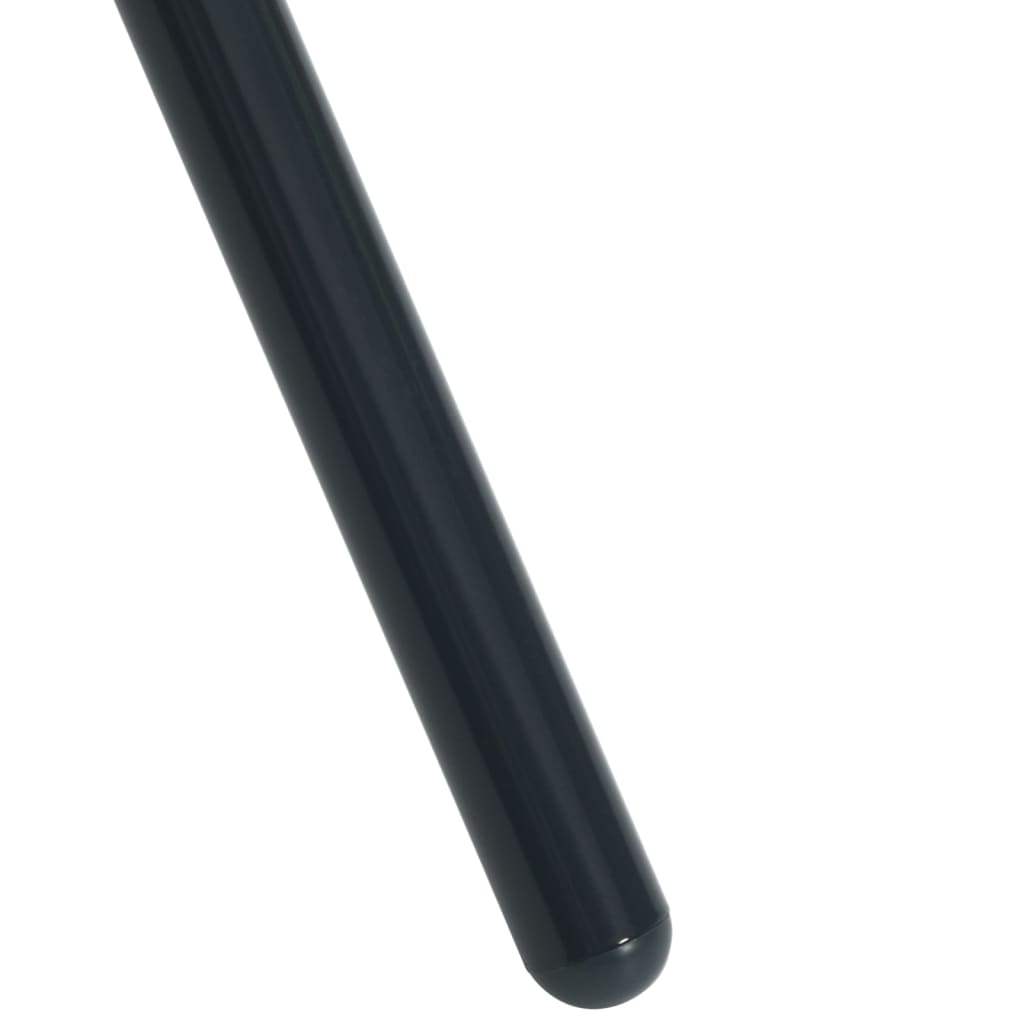 Set Sedie Giardino Impilabili 5pz Antracite Acciaio Verniciato | homemem39