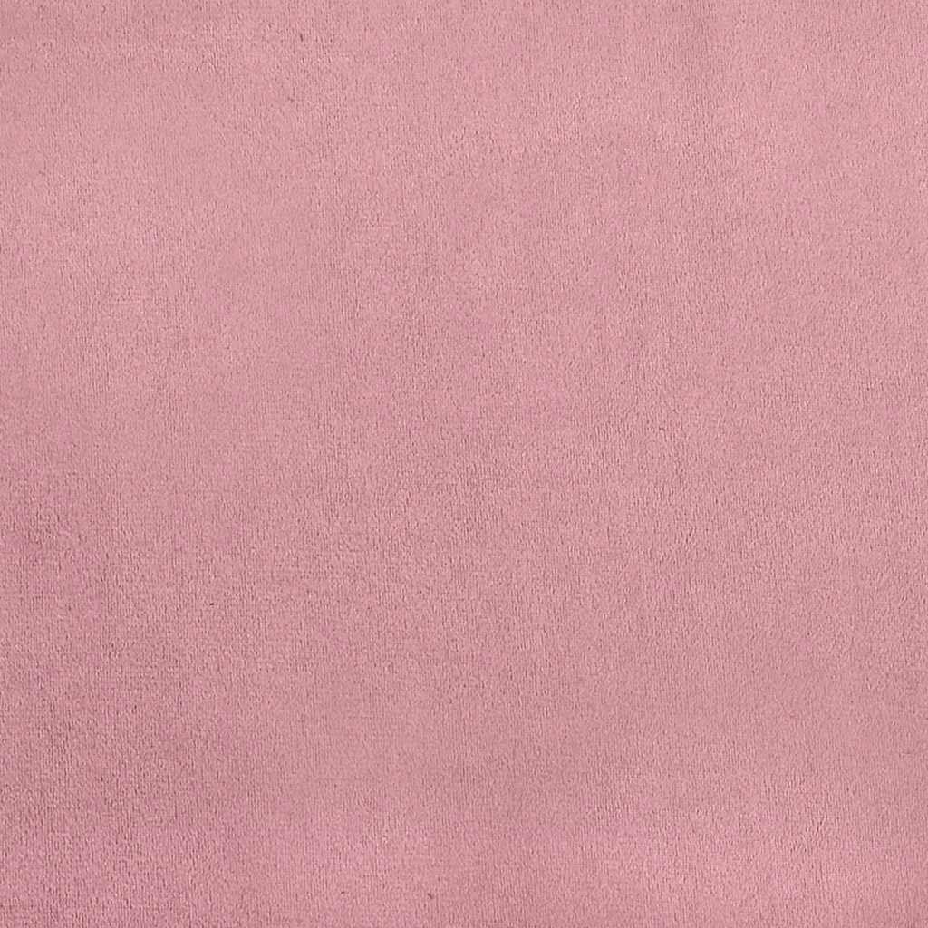 Giroletto a Molle con Materasso Rosa 140x200 cm in Velluto - homemem39