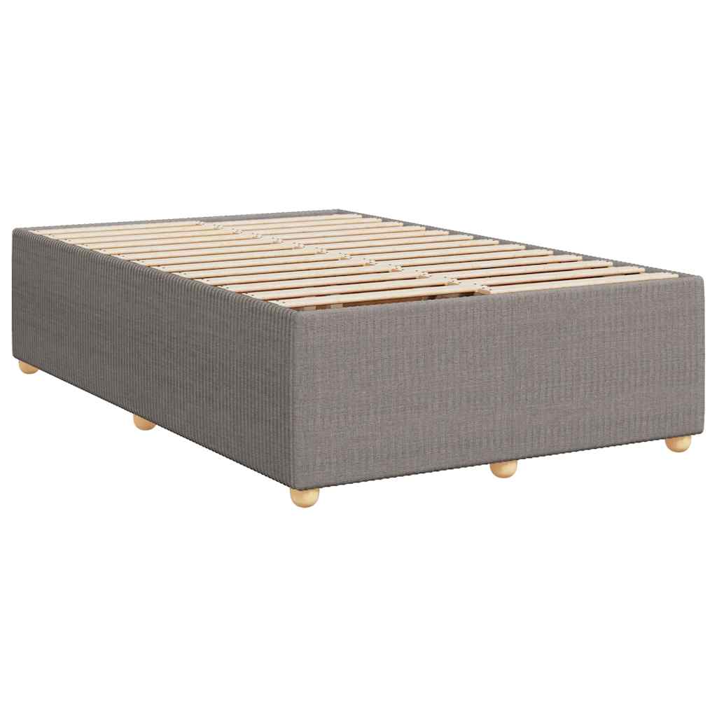 Giroletto a Molle con Materasso Tortora 120x190 cm in Tessuto | homemem39