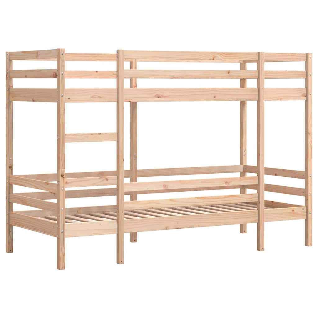 Letto a Castello senza Materasso Legno di Pino