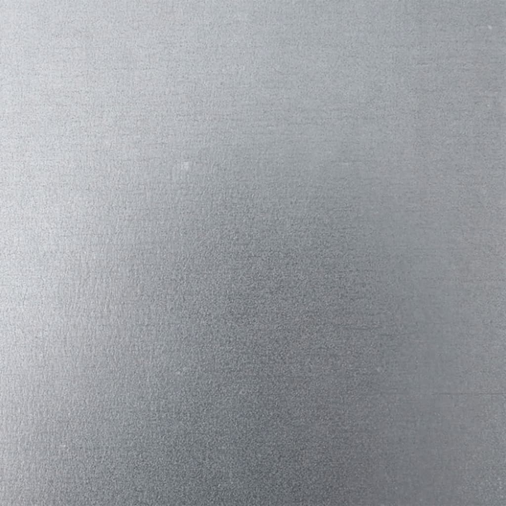 Fioriere da Giardino 2 pz 35x35x75 cm in Acciaio Zincato | homemem39