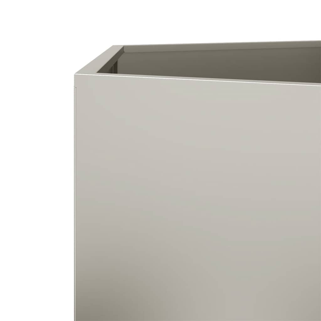 Fioriere da Giardino 2 pz Esagono 46x40x45 cm in acciaio corten