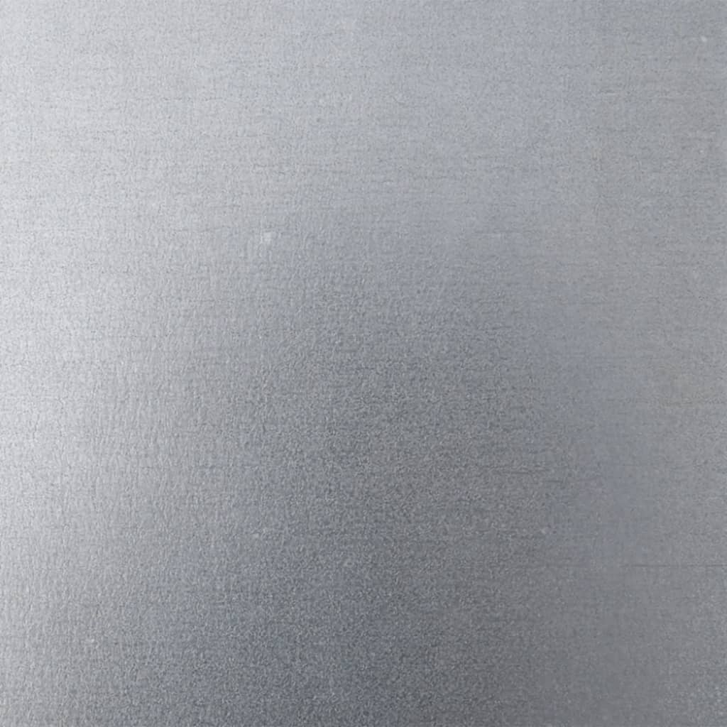 Fioriere da Giardino 2 pz 40x40x40 cm in Acciaio Zincato