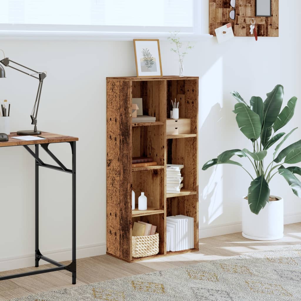 Libreria Legno Antico 50x25x105 cm in Legno Multistrato | homemem39