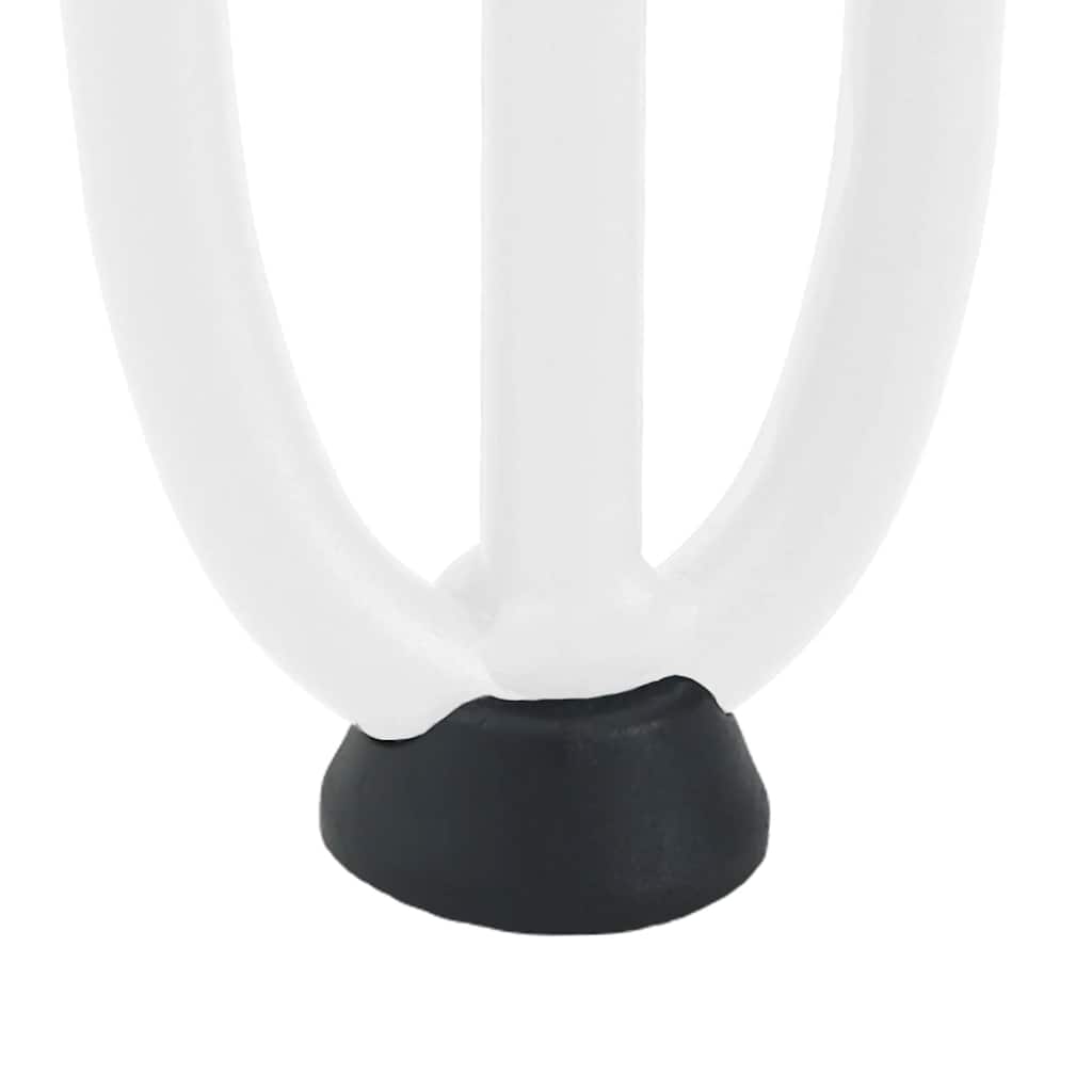 Gambe a forcina per tavolino 4 pz bianche 20 cm