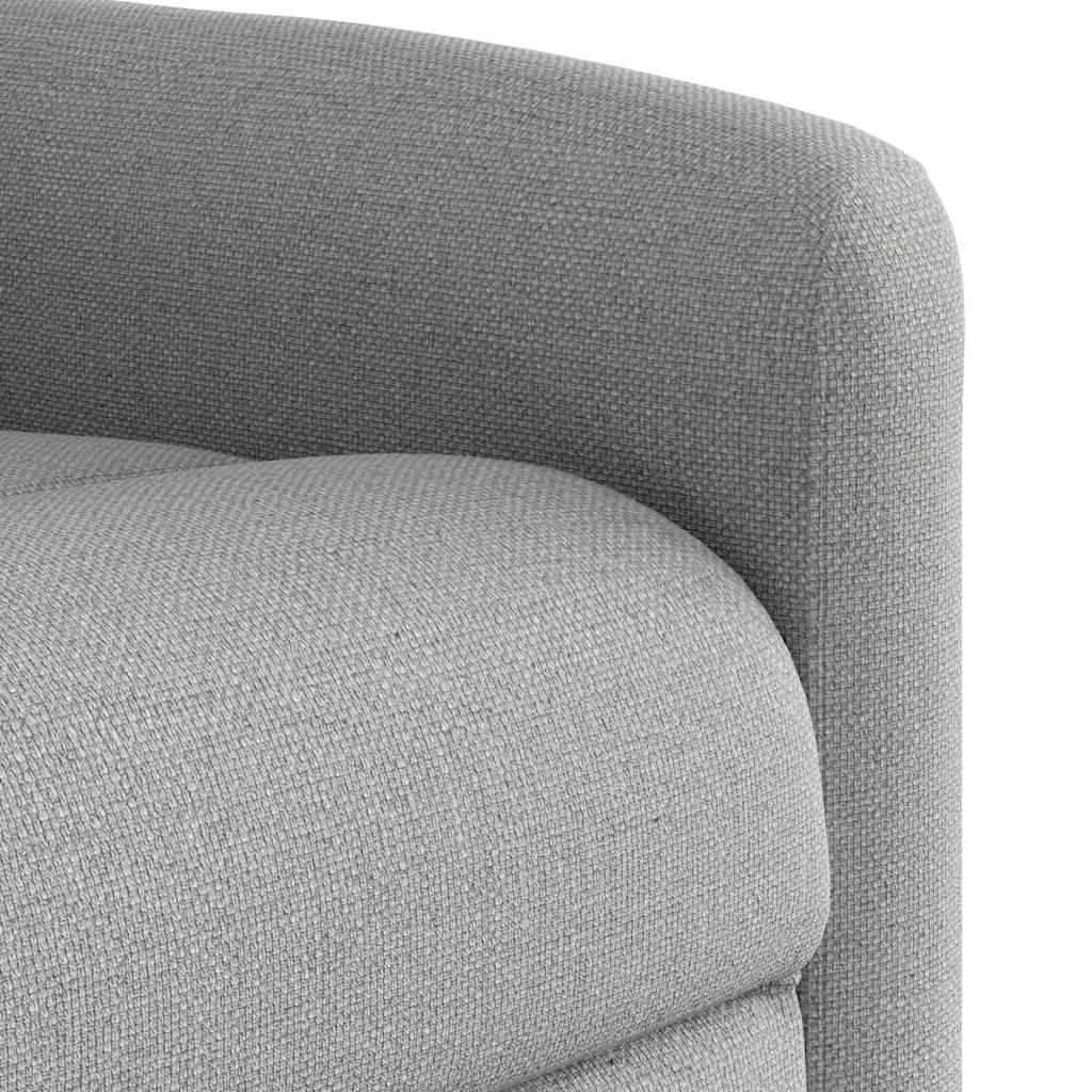 Poltrona Elettrica Reclinabile Grigio Nuvola in Tessuto | homemem39