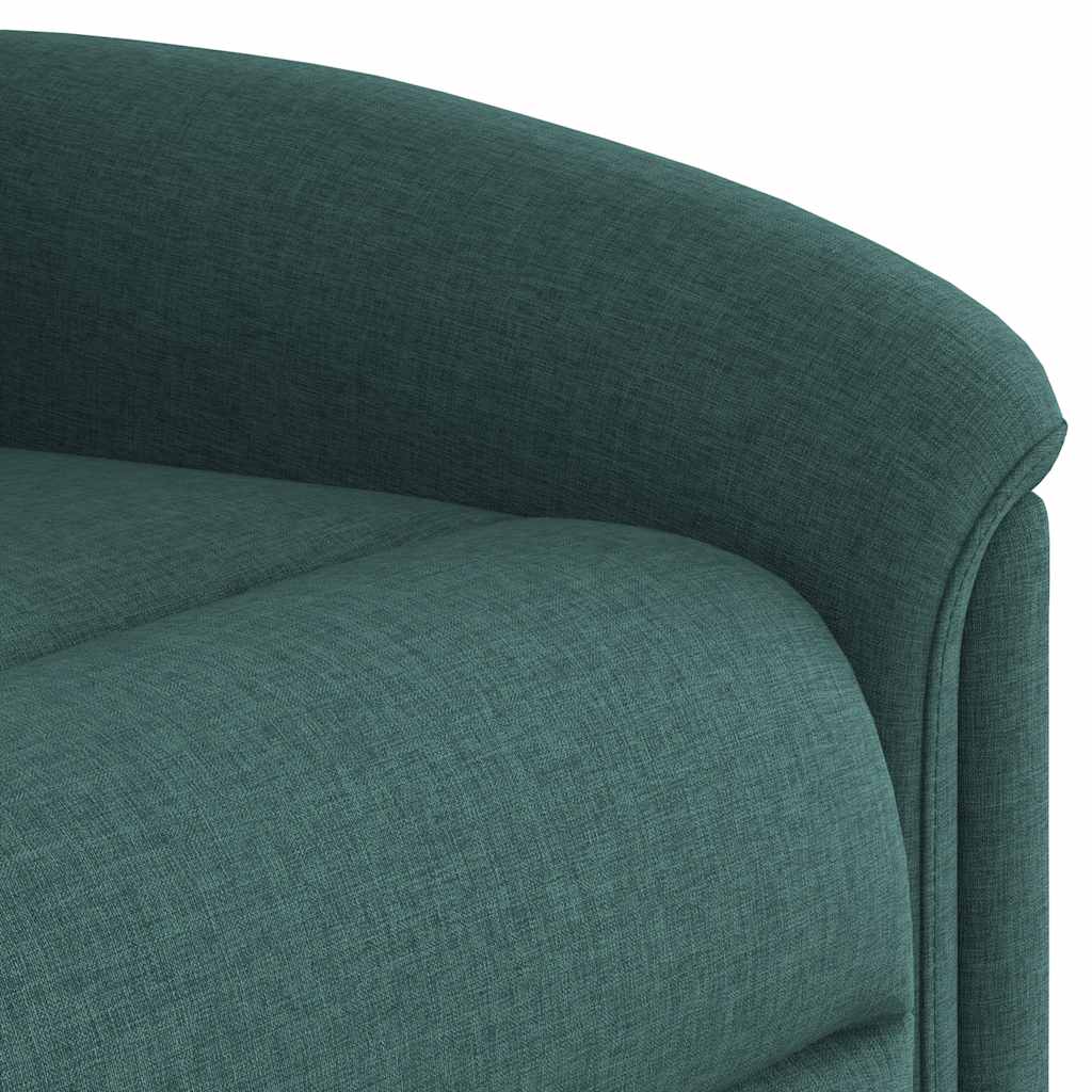 Poltrona Elettrica Reclinabile Verde Scuro in Tessuto | homemem39