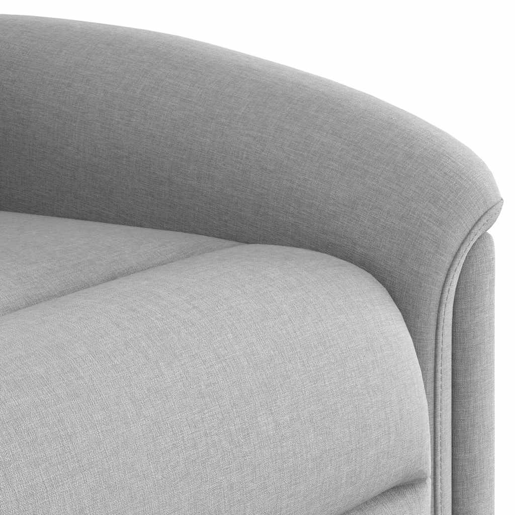Poltrona Elettrica Reclinabile Grigio Nuvola in Tessuto | homemem39