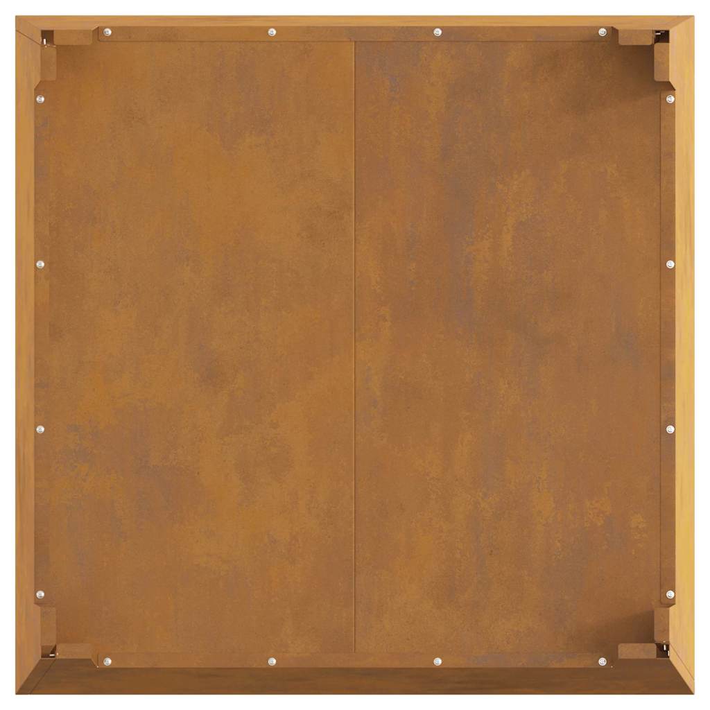 Focolare Marrone 80 x 80 x 43 cm Acciaio