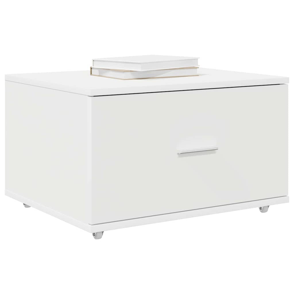 Mobile con Cassetti con ruota Bianco 55 x 45 x 31 cm | homemem39