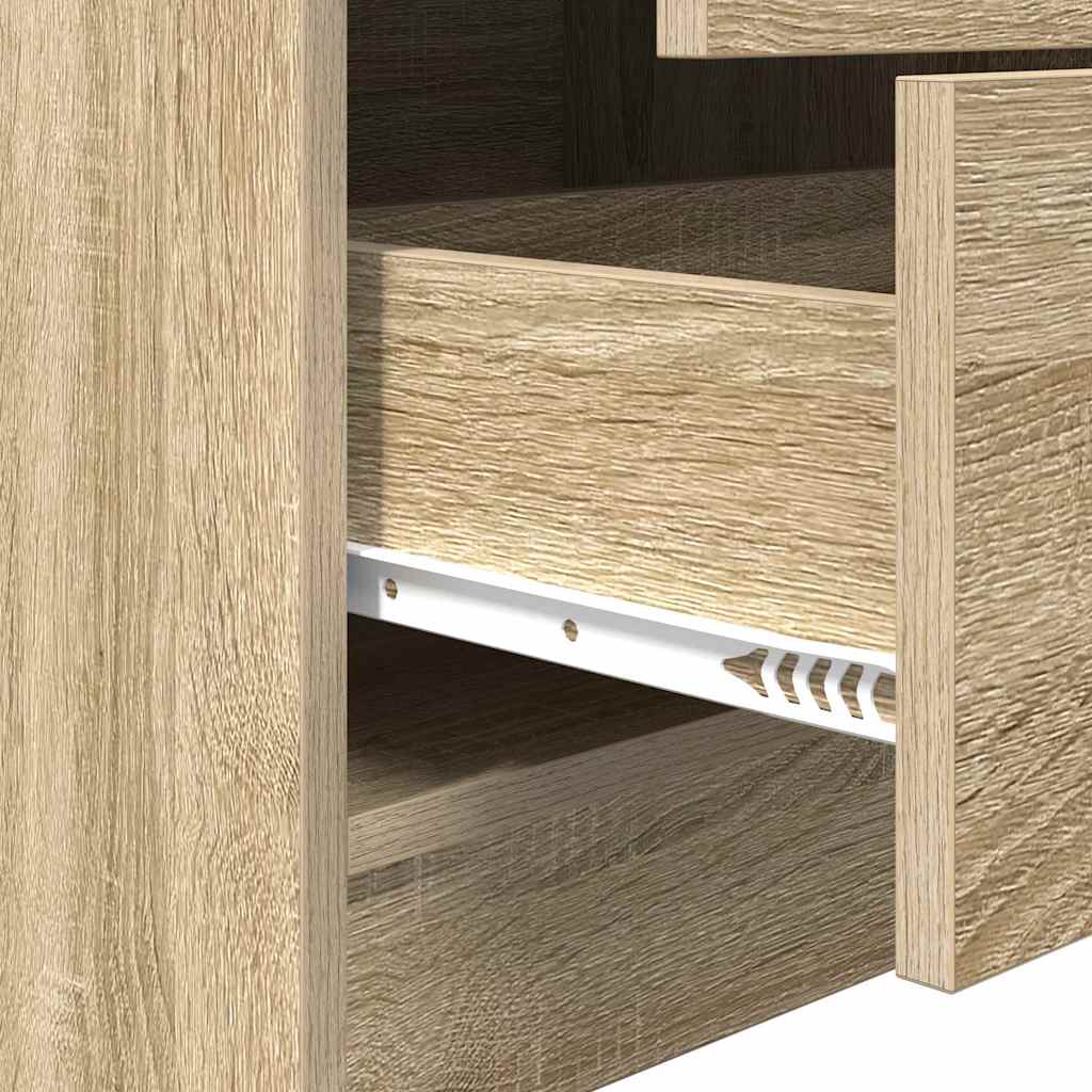 Credenza con cassetto Rovere Sonoma 45,5 x 34 x 127 cm
