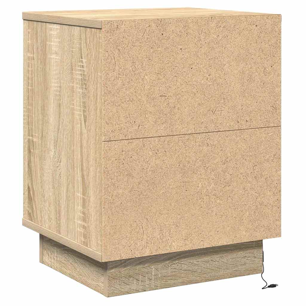 Armadio da Notte 2 pcs Rovere Sonoma 39 x 34,5 x 50 cm