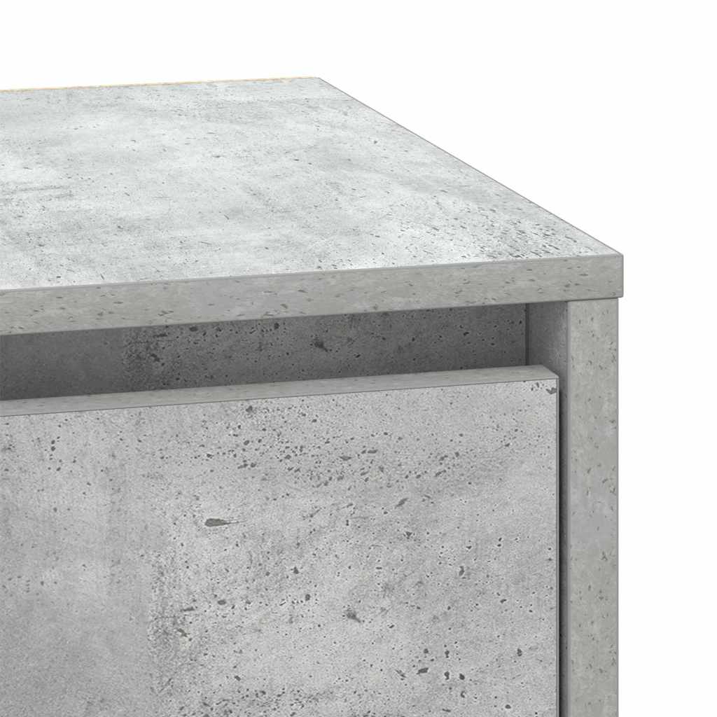 Armadio da Notte 2 pcs Grigio cemento 39 x 34,5 x 50 cm
