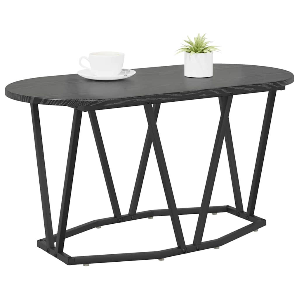 Tavolino da salotto Rovere Nero 80 x 40 x 40.5 cm | homemem39