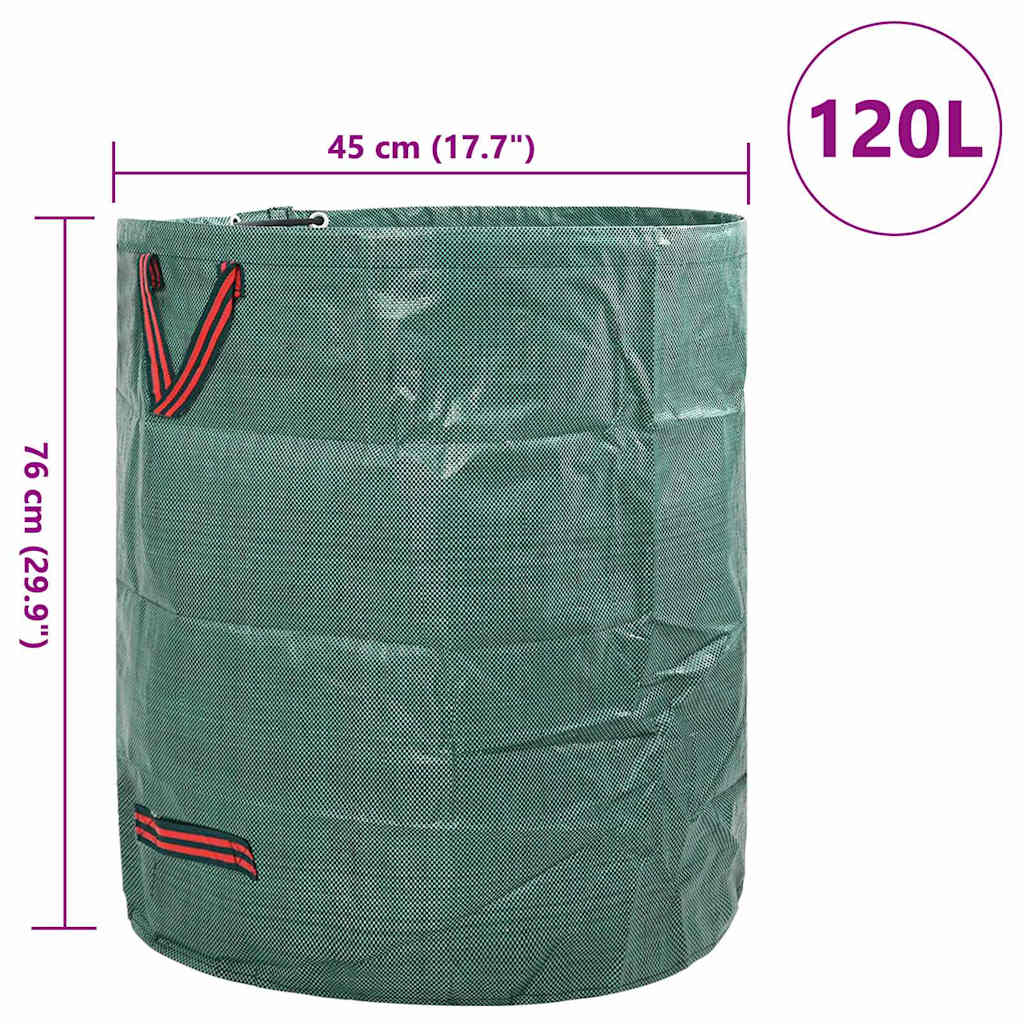Sacchi per Rifiuti da Giardino 12 pcs Verde 45 x 45 x 76 cm | homemem39