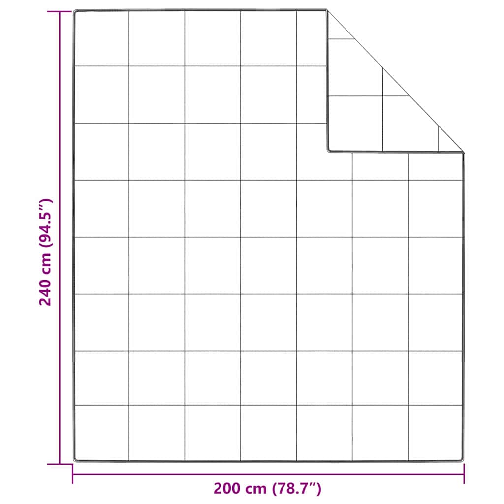 Duvet Invernale Bianco 200 x 240 cm Piuma
