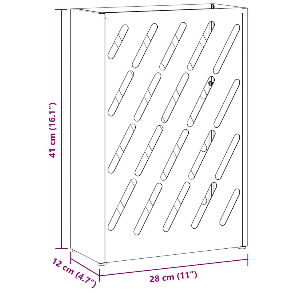 Stand per Ombrelli da Pioggia Giallo Senape 28 x 12 x 41 cm | homemem39