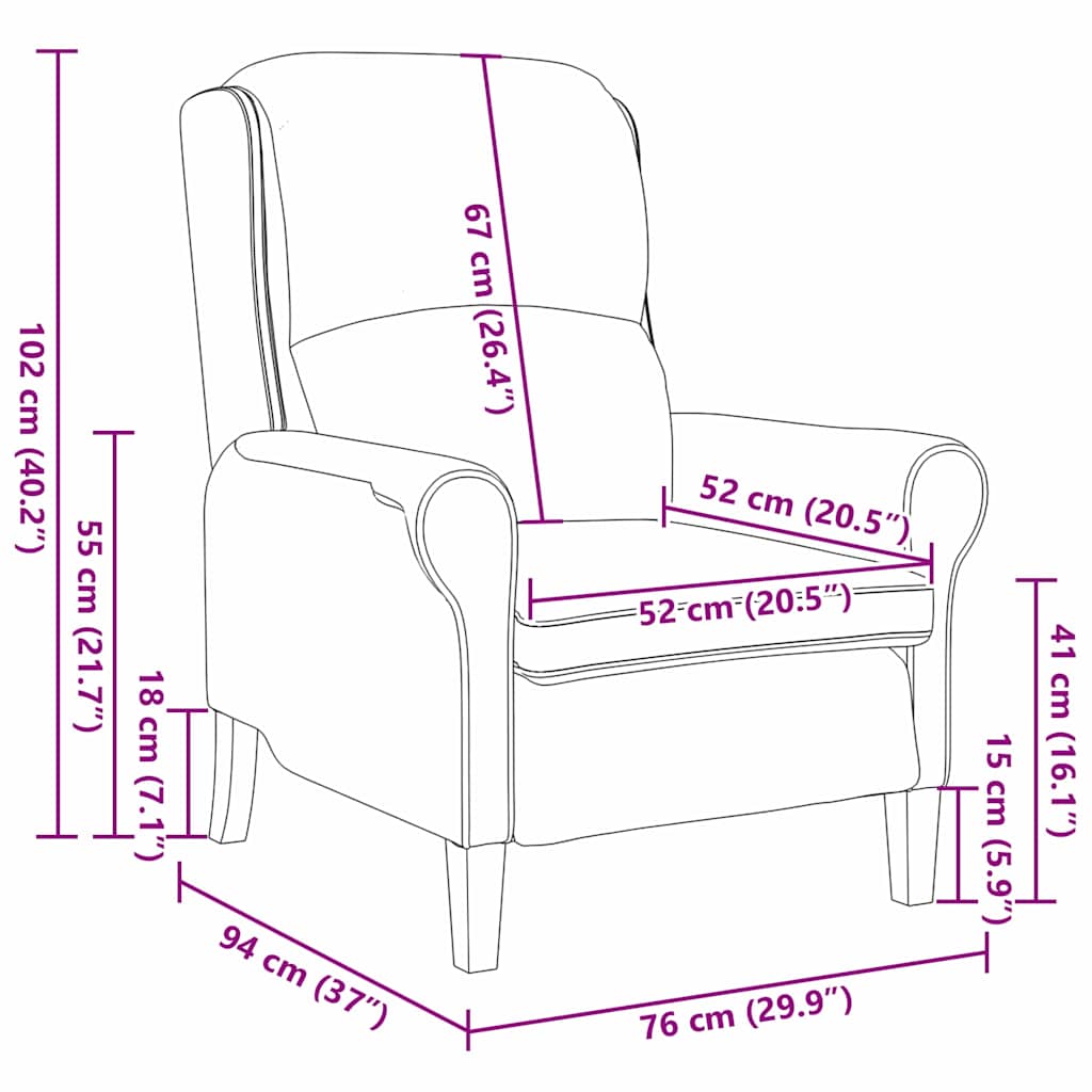poltrona Verde militare Pelle Sintetica | homemem39