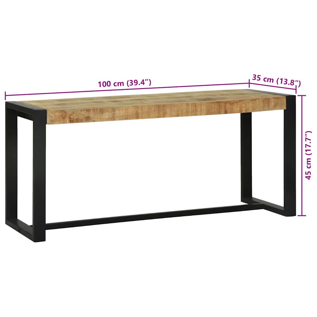 panchina Legno di mango massello